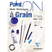 Clairefontaine Zeichenpapierblock PAINT, ON à Grain, DIN A4 – Bild 2