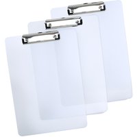 RAPESCO Klemmbrett, DIN A4, PP, transparent-weiß
