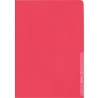 LEITZ Sichthülle Standard, A4, PP, genarbt, rot, 0,13 mm – Bild 2