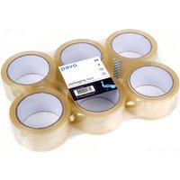 pavo Verpackungsklebeband, 50 mm x 66 m, transparent, PP – Bild 2