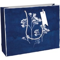 Clairefontaine Geschenktüte, Cyanotypie, groß