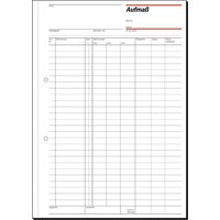 sigel Formularbuch, Rapport/Regiebericht, A5, 100 Blatt – Bild 2