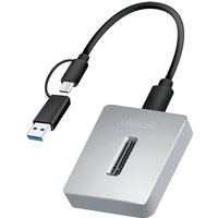 LogiLink USB 3.2 Gen2 Festplatten Docking Station, silber