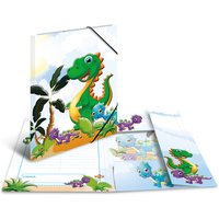 HERMA Eckspannermappe, Dinos, Karton, DIN A3