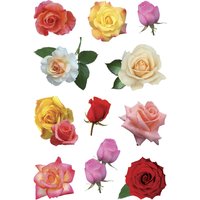 HERMA Sticker DECOR, Rosenblüten bunt – Bild 2