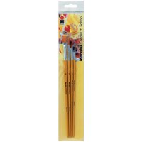 Marabu Synthetikhaarpinsel-Set Universal, Creativ School