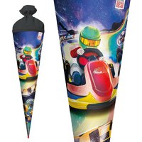 ROTH Schultüte, Kart Race, rund, 700 mm, Folie