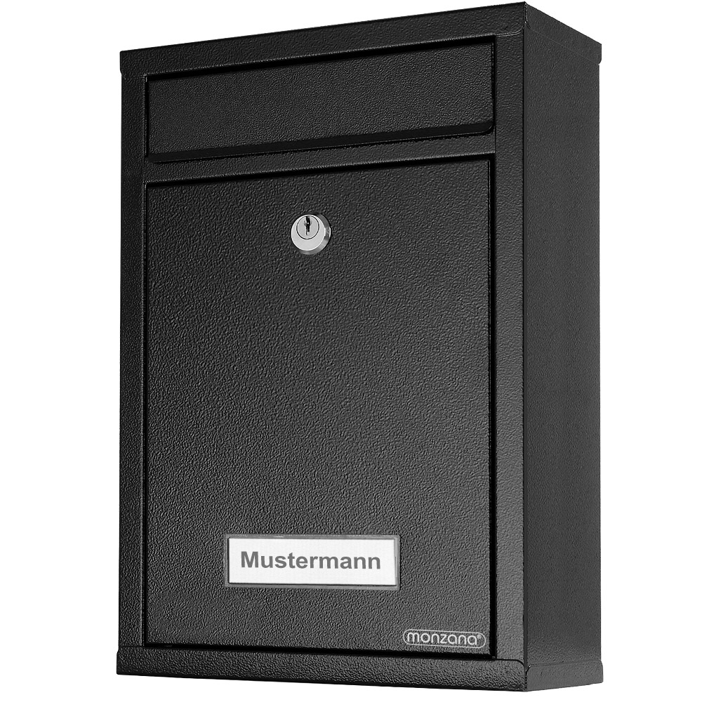 monzana 105260 Briefkasten Schwarz – Bild 3