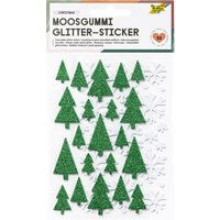 folia Moosgummi Glitter-Sticker CHRISTMAS – Bild 2