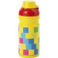LEGO Trinkflasche BRICK PATTERN, 390 ml, gelb – Bild 2