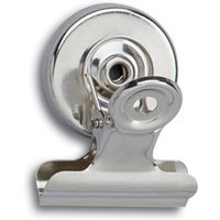 MAUL Briefklemmer mit Kraftmagnet, Breite: 30 mm, nickel