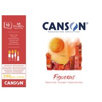 CANSON Zeichenpapierblock, Figueras, 420 x 594 mm, 290 g/qm
