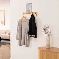 Home Deluxe 4058166273543 Garderobenleiste Bambus