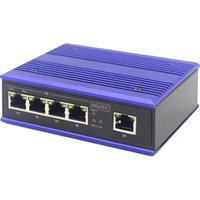 DIGITUS Industrial Fast Ethernet PoE Switch, 4-Port – Bild 2