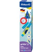 Pelikan griffix Füllhalter Neon Fresh Blue, für Linkshänder – Bild 2