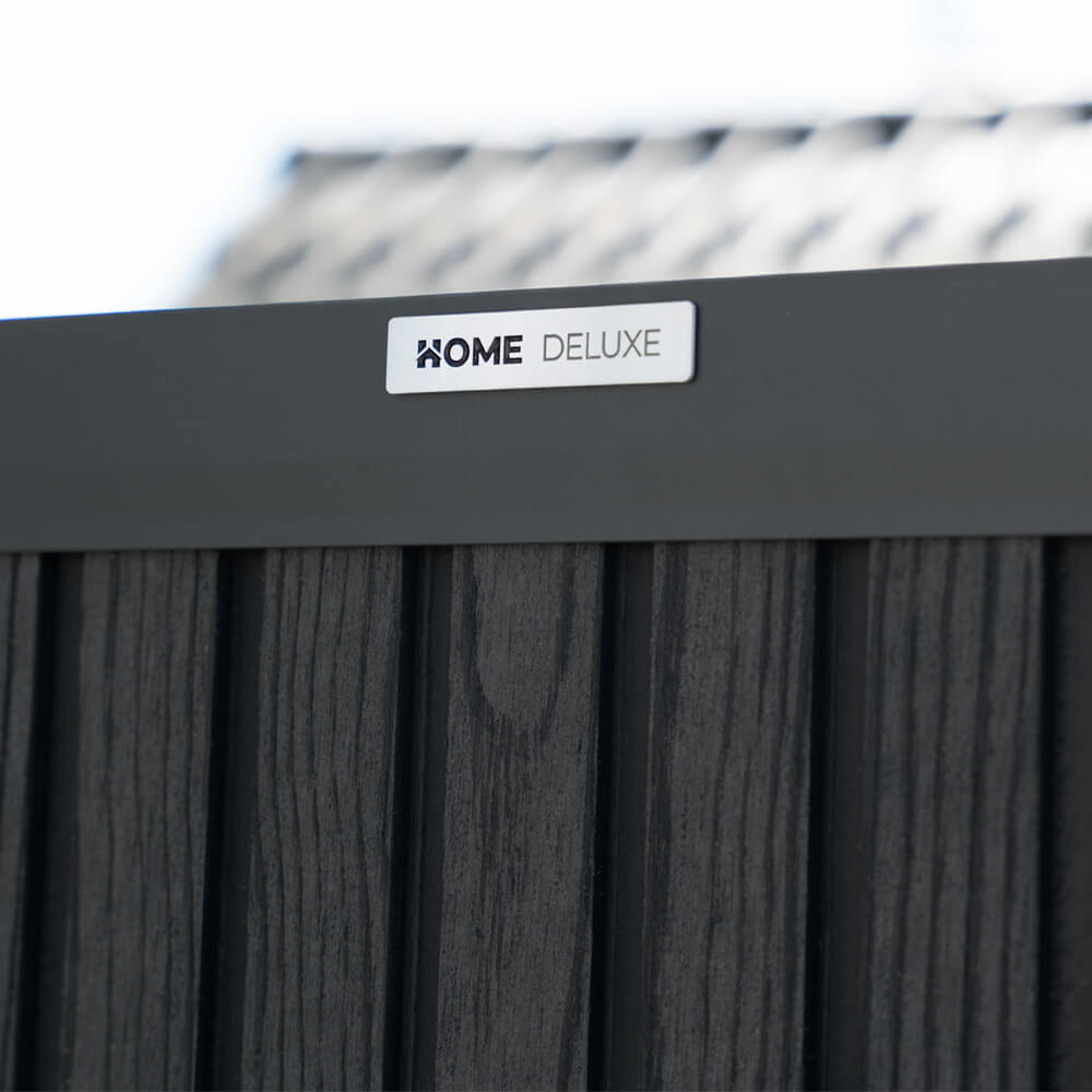 WPC Sichtschutzzaun CALLADO PREMIUM 2 x Element 3 x Pfosten - Höhe: 115 cm – Bild 6