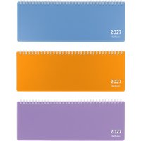 herlitz Tischkalender Colori 2027, farbig sortiert