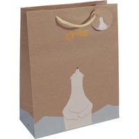 sigel Weihnachts-Geschenktüte, Polar bear with..., groß – Bild 2