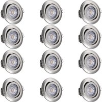 monzana 996199 LED Einbauleuchte 12er-Set
