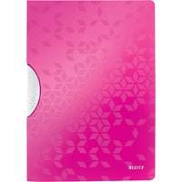 LEITZ Klemmhefter WOW ColorClip, DIN A4, PP, pink-metallic – Bild 2