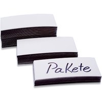magnetoplan Magnet-Etiketten, weiß, 50 x 100 x 0,6 mm