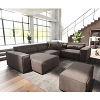 DELIFE Sirpio Ecksofa Khakibraun – Bild 2