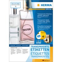 HERMA Transparente Folien-Etiketten SPECIAL, 96 x 50,8 mm