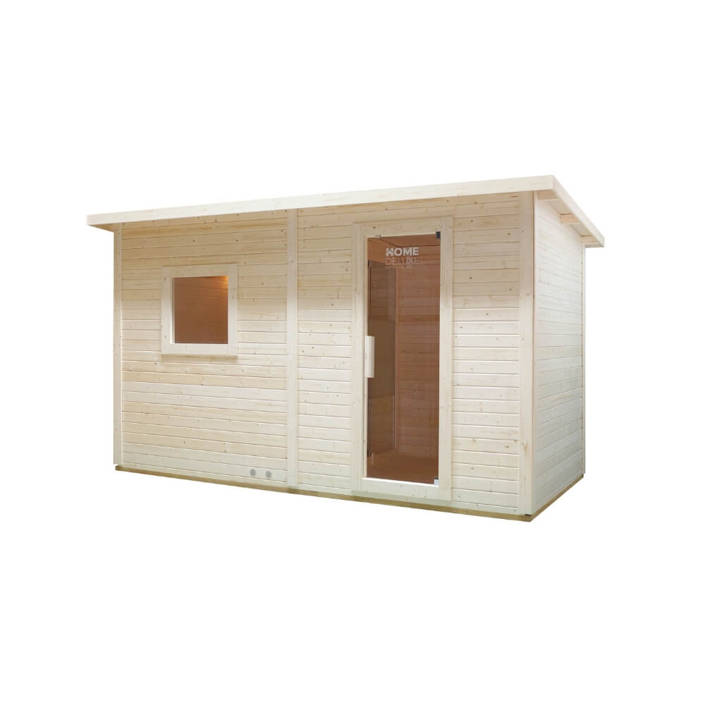 Saunahaus Outdoor mit Vorraum TALO XL - 400 x 217 cm für 5 Personen – Bild 6