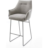 DELIFE Alja-Flex Barstuhl Grau Metall