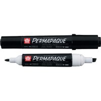 SAKURA Permanent-Marker Permapaque, 2 Spitzen, gelb – Bild 2