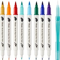 PentelArts Pinselstift Brush Sign Pen Twin, Landscape