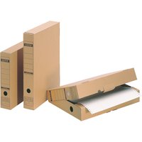 LEITZ Archiv-Schachtel, mit Verschlusslasche, A3, Wellpappe