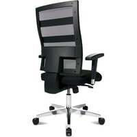 Topstar Bürodrehstuhl, X-Pander, schwarz/schwarz