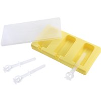 metaltex Fun Kitchen Eislollyformer für 3 Stück, Silikon