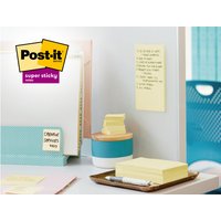 Post-it Haftnotizen super sticky z-notes, 127 x 76 mm, gelb – Bild 2