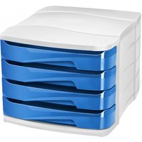 CEP Schubladenbox GLOSS, 4 Schübe, blau – Bild 2