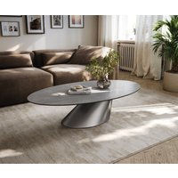 DELIFE Edge Couchtisch Oval 140x80 cm