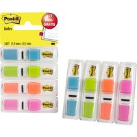 Post-it Haftmarker Index, 11,9 x 43,2 mm, 4er Spender