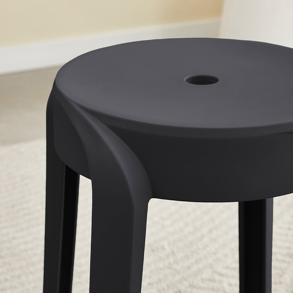 Home Deluxe 4058166432360 Hocker schwarz – Bild 3