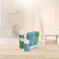 Reise-Kosmetikset aus Silikon, 4-teilig