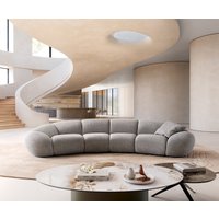 DELIFE Lunna Sofa 360x175 cm Grau – Bild 2