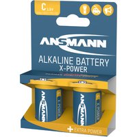 ANSMANN Alkaline Batterie, X-Power, Baby C, 2er Blister