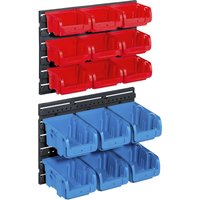 allit Sichtlagerkasten-Set ProfiPlus C 1 2/17, rot/blau