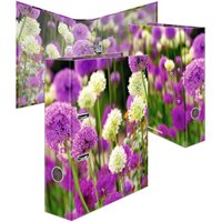 HERMA Motivordner Blumen, Purple Sensation, DIN A4