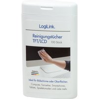 LogiLink TFT/LCD/LED Reinigungstücher, 100er Spenderdose