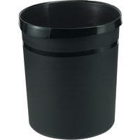 HAN Papierkorb GRIP KARMA, Kunststoff, 18 Liter, schwarz – Bild 2