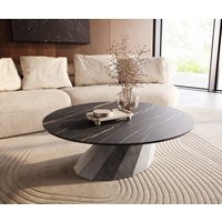 DELIFE Edge Couchtisch Rund Keramik