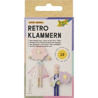 folia Retro-Klammern, Länge: 110 mm, Birkenholz – Bild 2