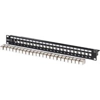 DIGITUS 19, Modulares Patch Panel, 24-Port, bestückt