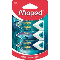 Maped Kunststoff-Radierer Pyramide DRAGON, 3er Blister – Bild 2